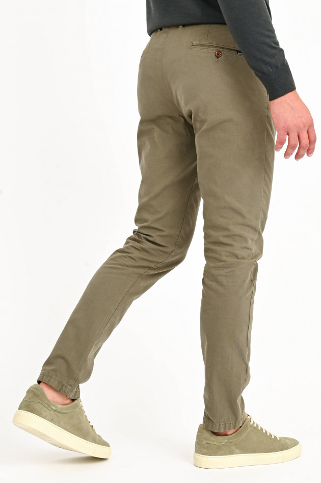 Hackett London Chino aus Baumwolle in Oliv