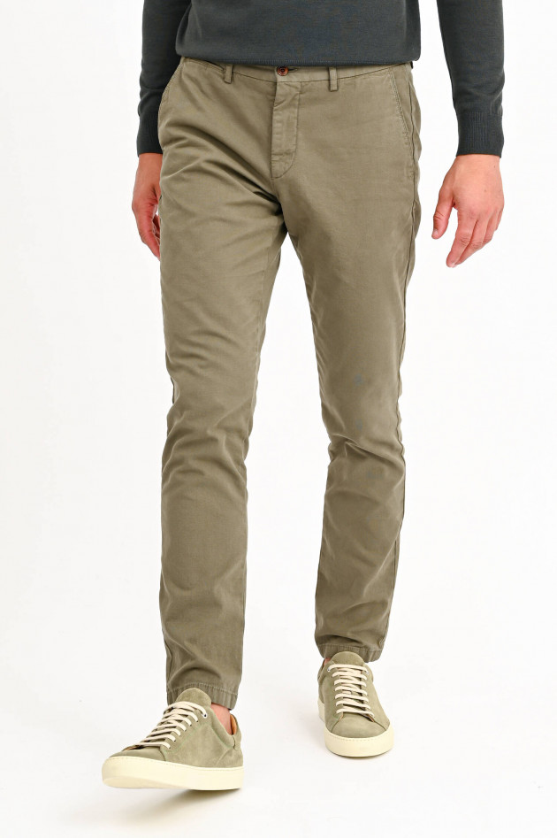 Hackett London Chino aus Baumwolle in Oliv