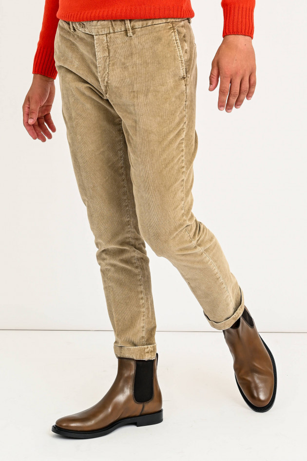 Hackett London Cord Chino in Sand