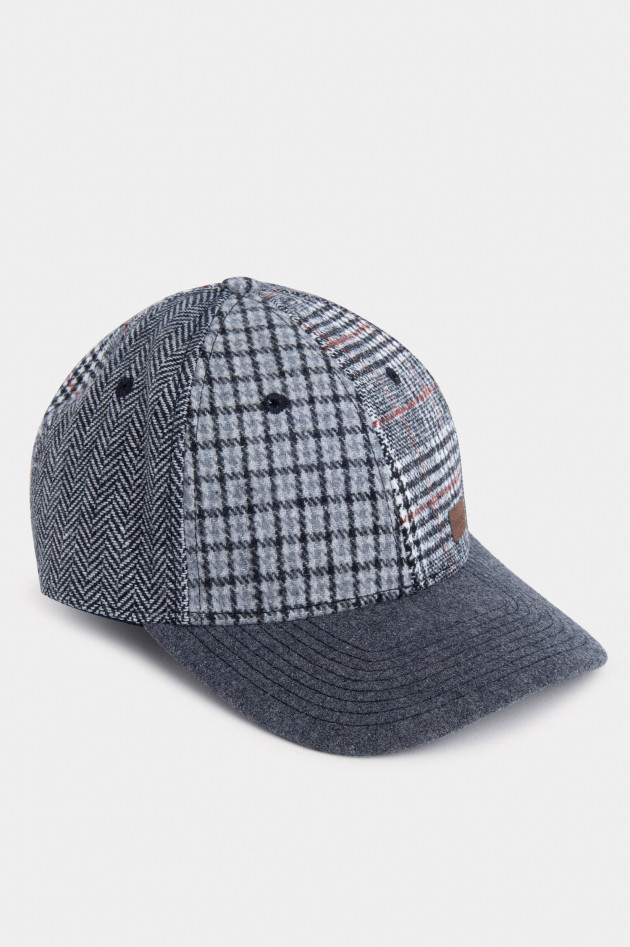 Hackett London Wollmix Basecap in Grau