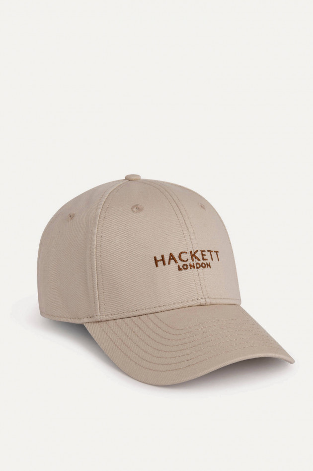 Hackett London Baseball-Cap mit Schriftzug in Beige