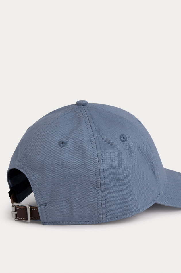 Hackett London Baseball-Cap mit Schriftzug in Mittelblau