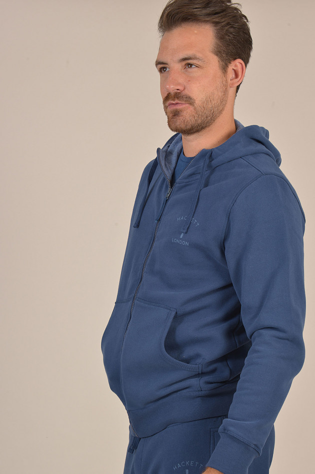 Hackett London Sweatjacke in Blau
