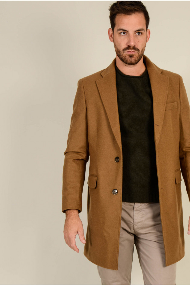 Hackett London Mantel in Camel