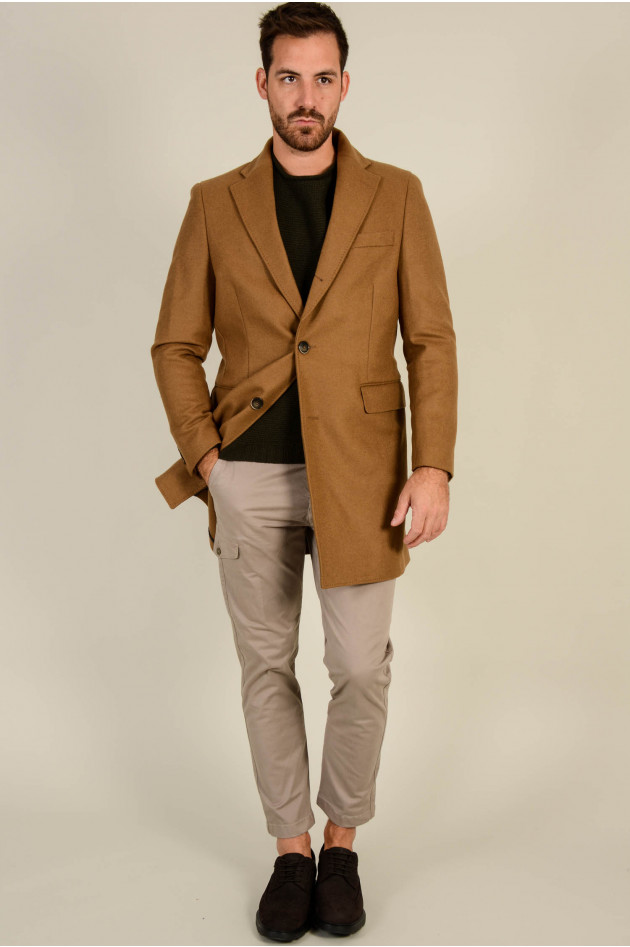 Hackett London Mantel in Camel