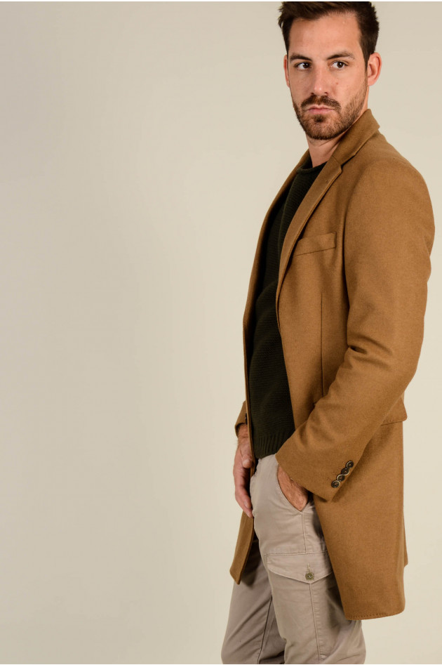Hackett London Mantel in Camel