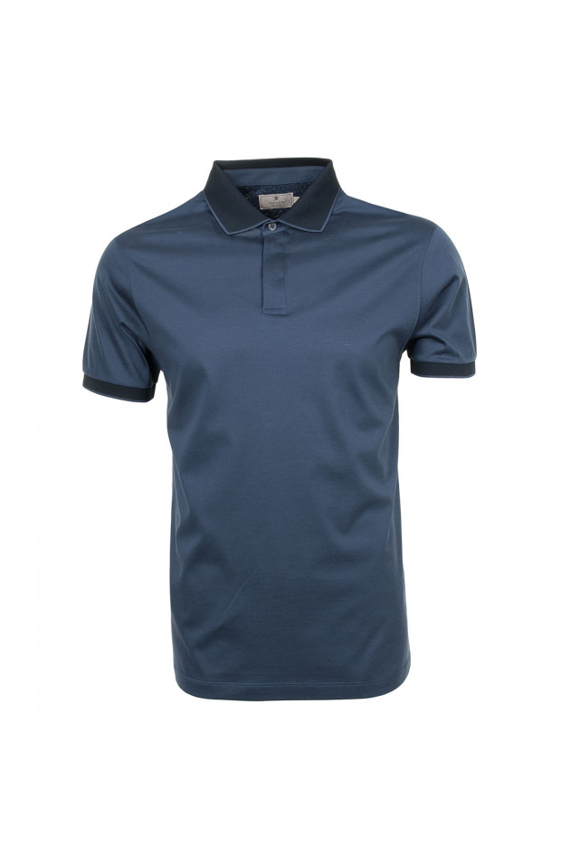 Hackett London Poloshirt in Blau