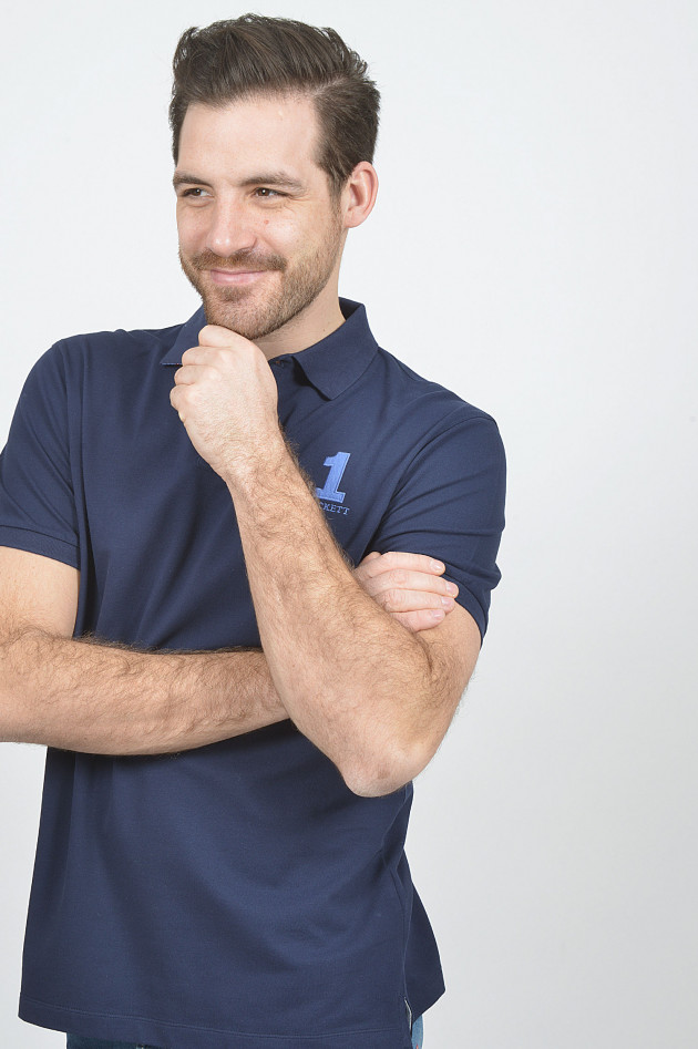 Hackett London Poloshirt Nr. 1 in Navy