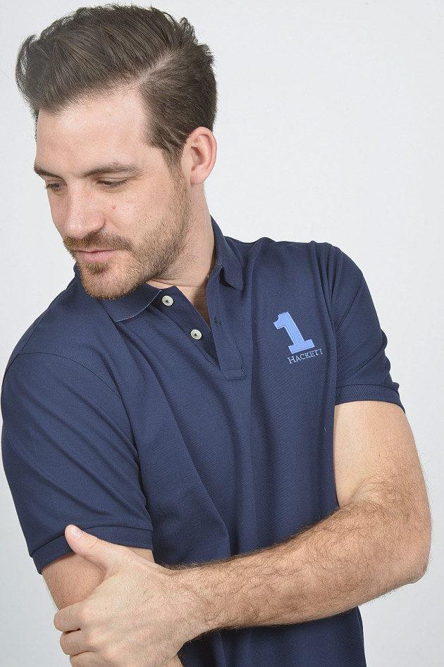 Hackett London Poloshirt Nr. 1 in Navy