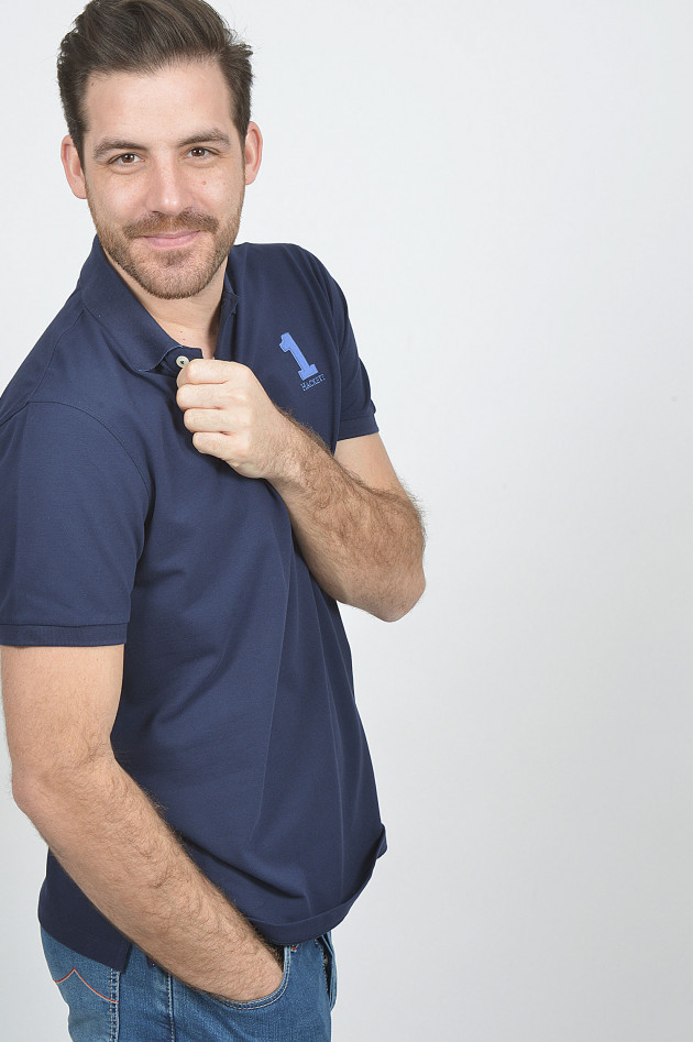 Hackett London Poloshirt Nr. 1 in Navy