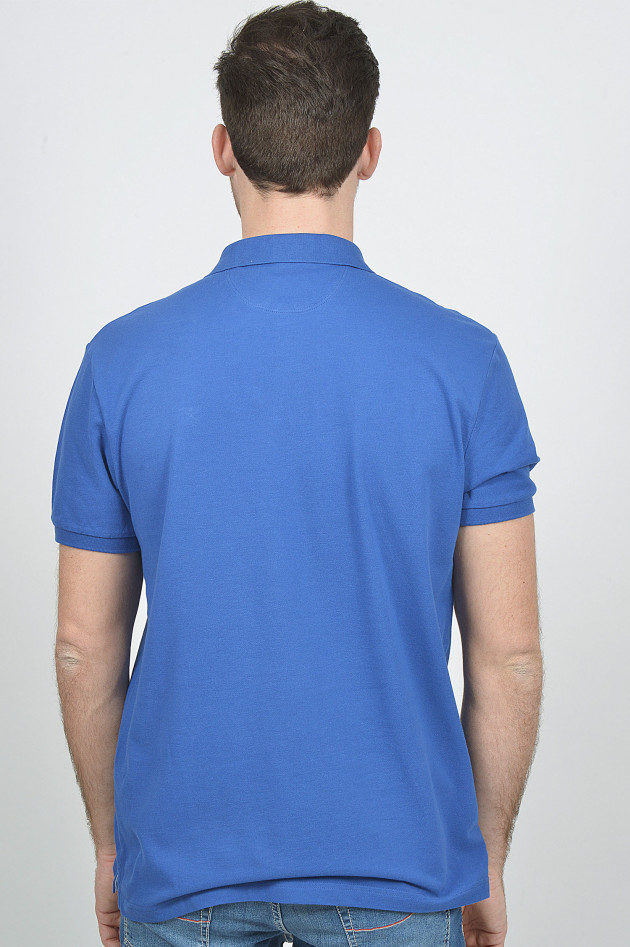 Hackett London Poloshirt in Blau