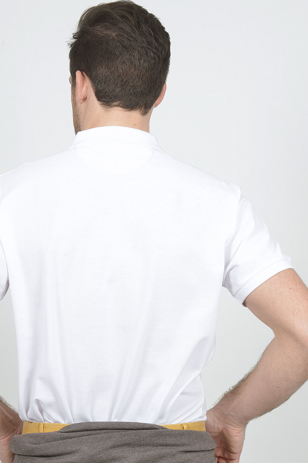 Hackett London Poloshirt in Weiß