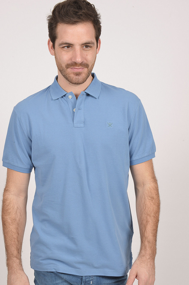 Hackett London Poloshirt in Hellblau