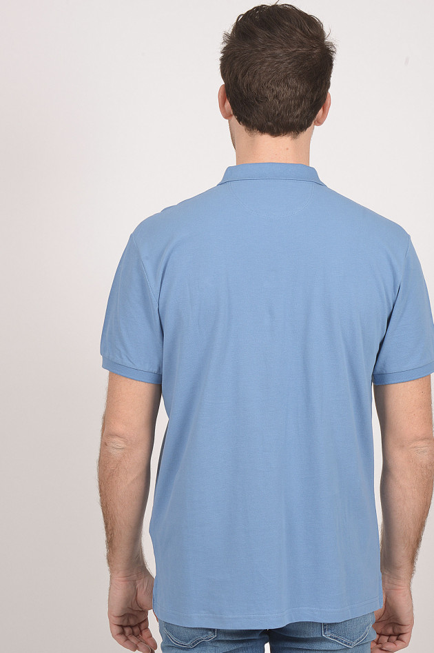 Hackett London Poloshirt in Hellblau