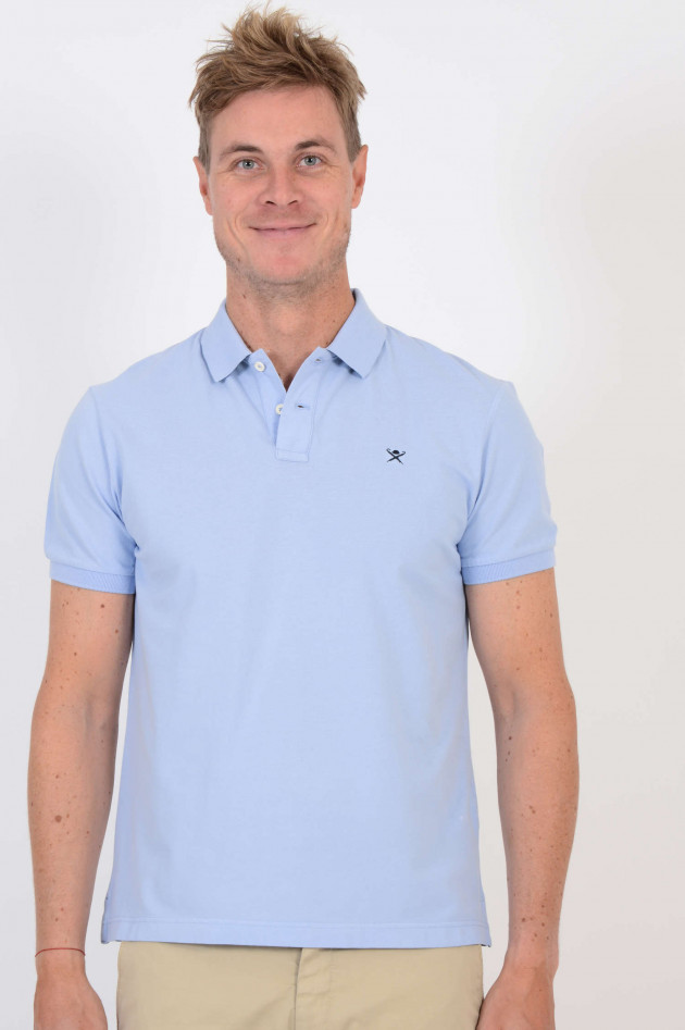 Hackett London Poloshirt in Hellblau