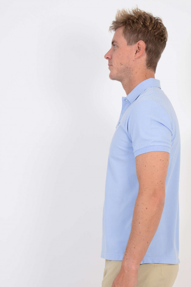 Hackett London Poloshirt in Hellblau