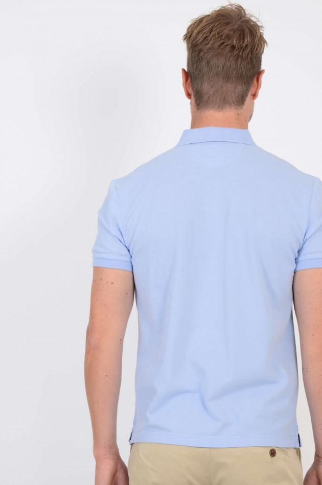 Hackett London Poloshirt in Hellblau