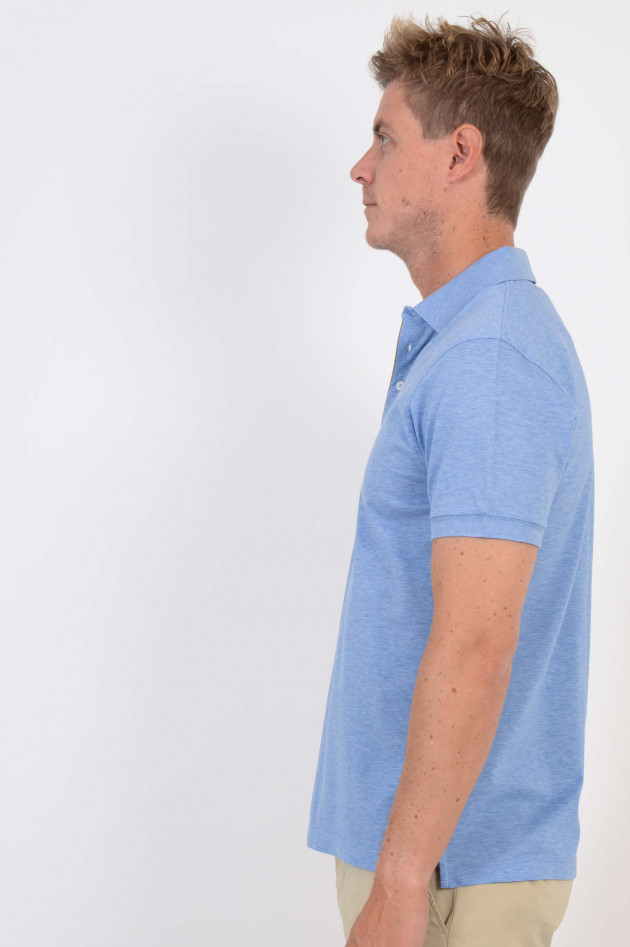 Hackett London Poloshirt in Hellblau