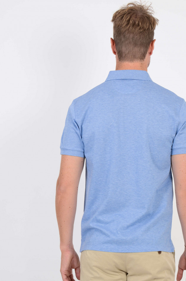 Hackett London Poloshirt in Hellblau