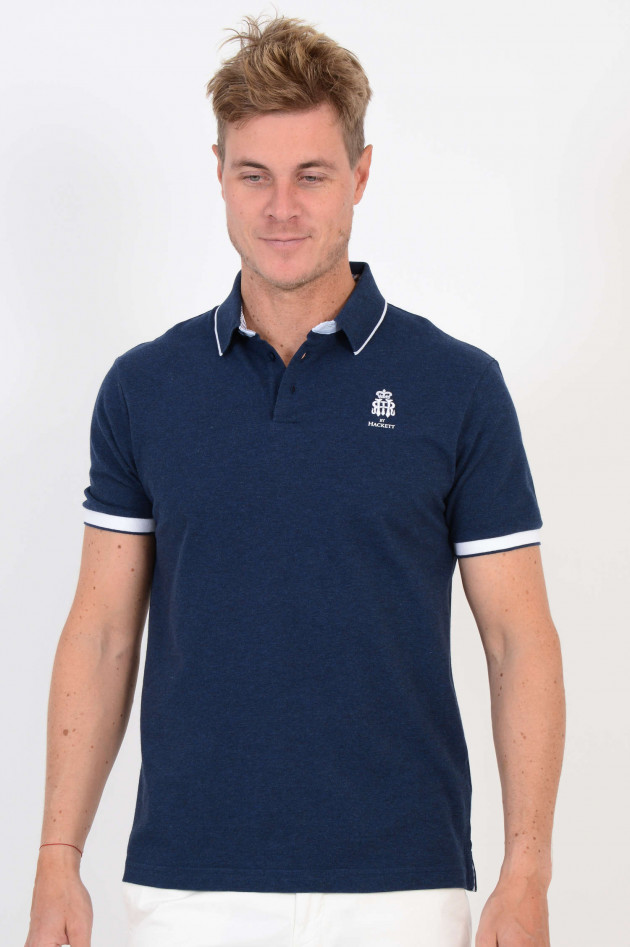 Hackett London Poloshirt in Navy