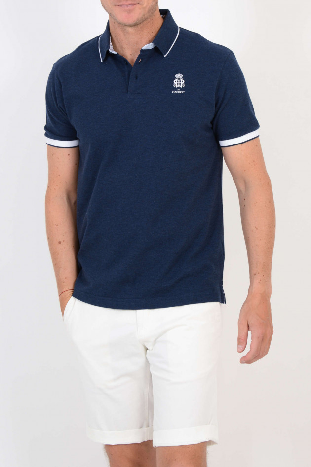 Hackett London Poloshirt in Navy