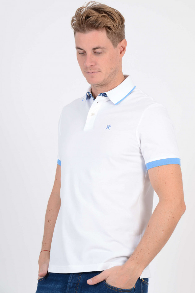 Hackett London Poloshirt in Weiß