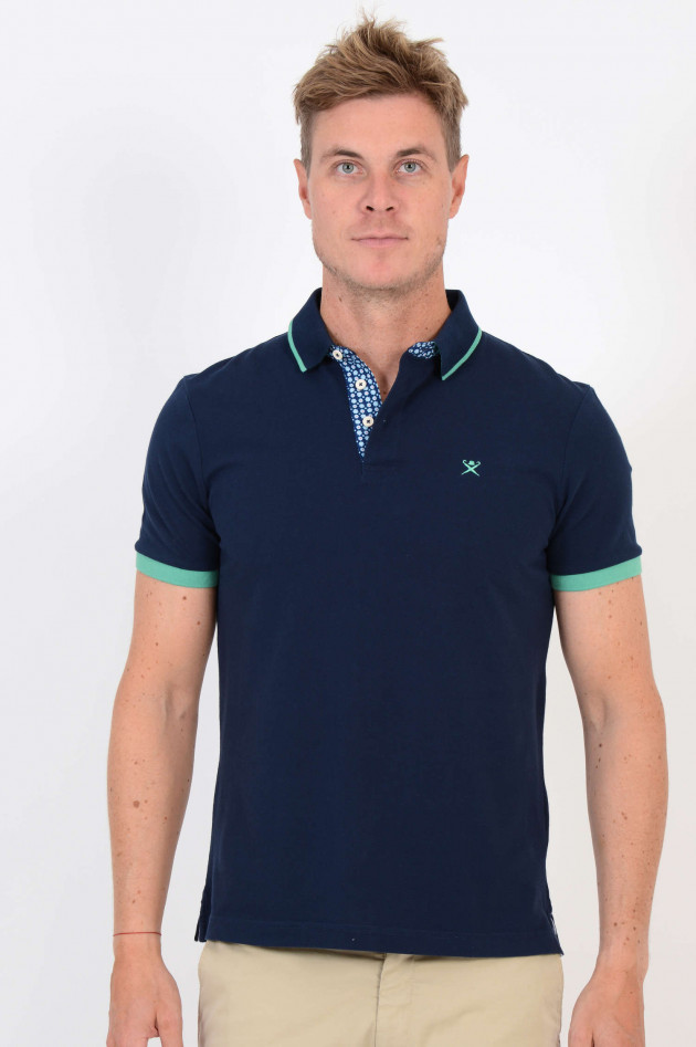 Hackett London Poloshirt in Navy