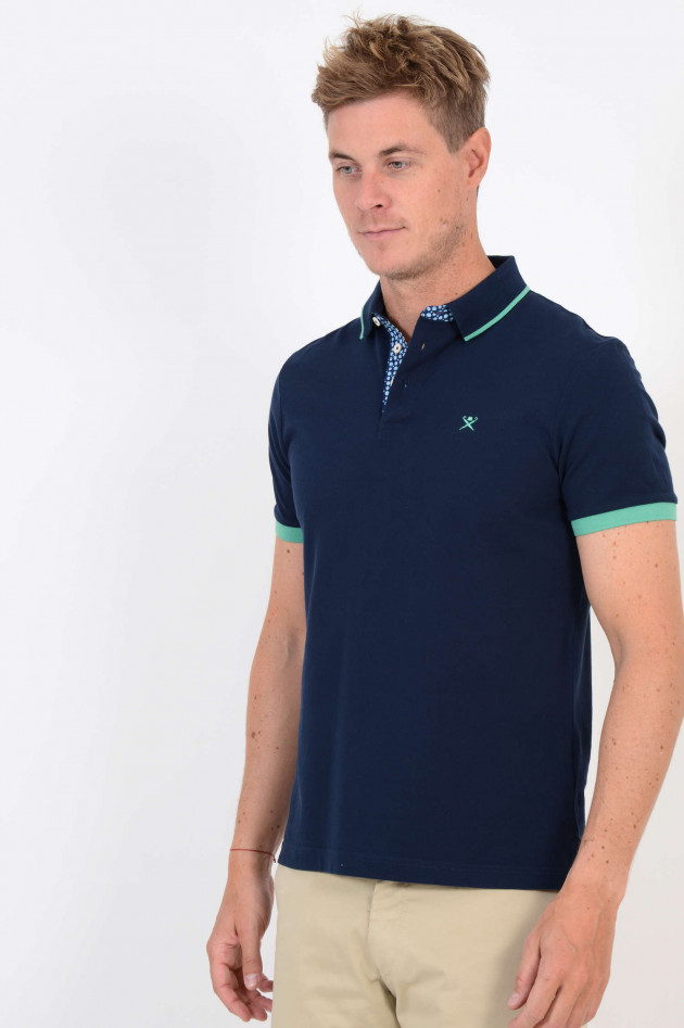 Hackett London Poloshirt in Navy