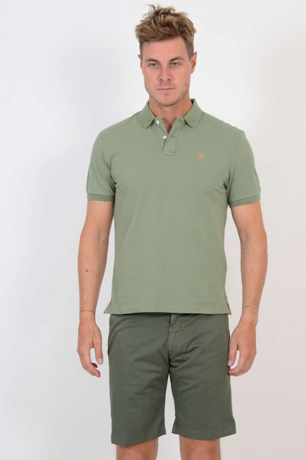 Hackett London Poloshirt in Hellgrün