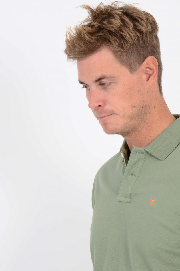 Hackett London Poloshirt in Hellgrün