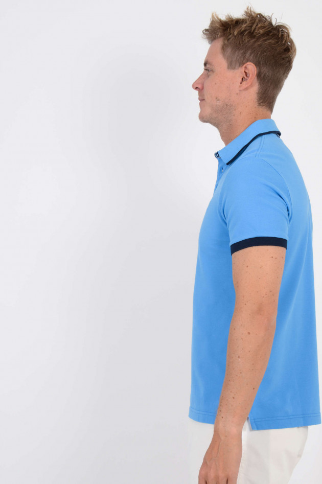 Hackett London Poloshirt in Hellblau