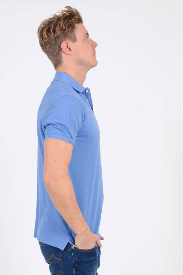 Hackett London Poloshirt in Hellblau