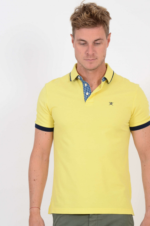 Hackett London Poloshirt in Gelb