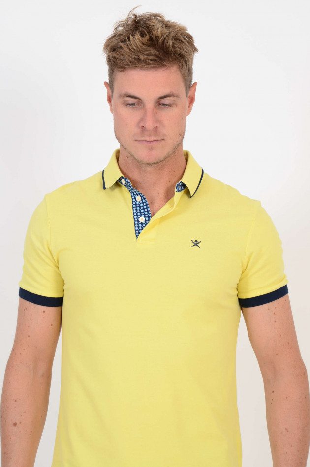 Hackett London Poloshirt in Gelb