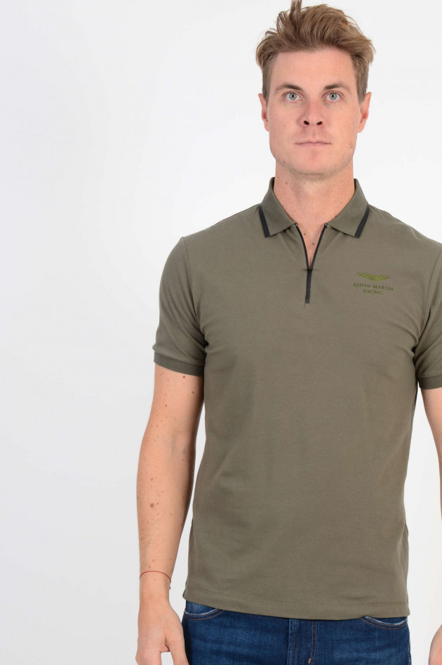 Hackett London Poloshirt in Oliv