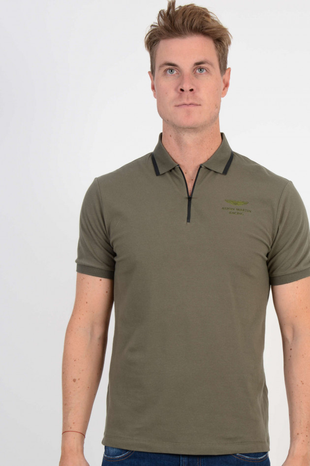 Hackett London Poloshirt in Oliv