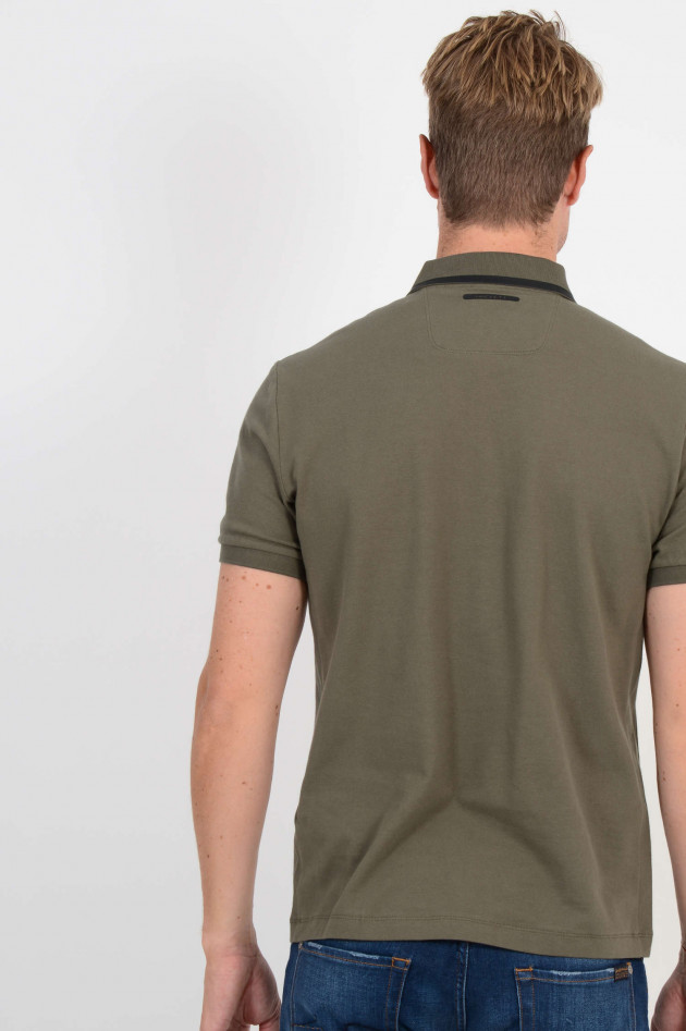 Hackett London Poloshirt in Oliv