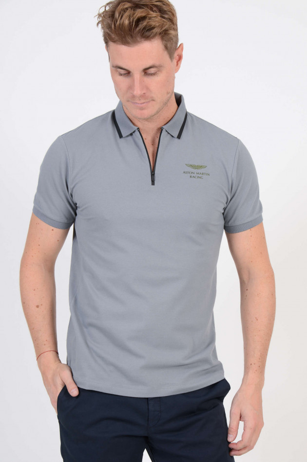 Hackett London Poloshirt in Grau