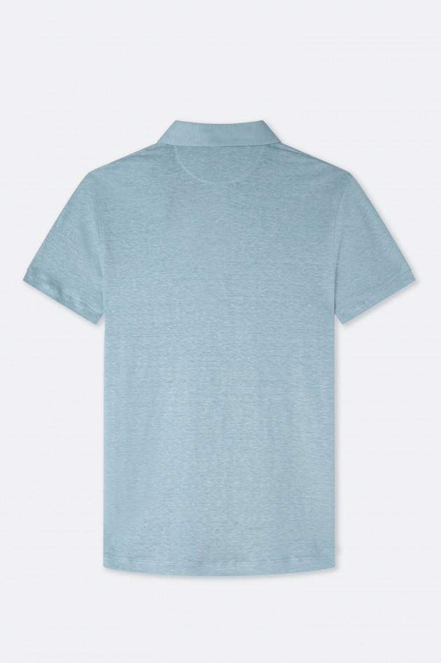 Hackett London Poloshirt aus Leinen in Mint