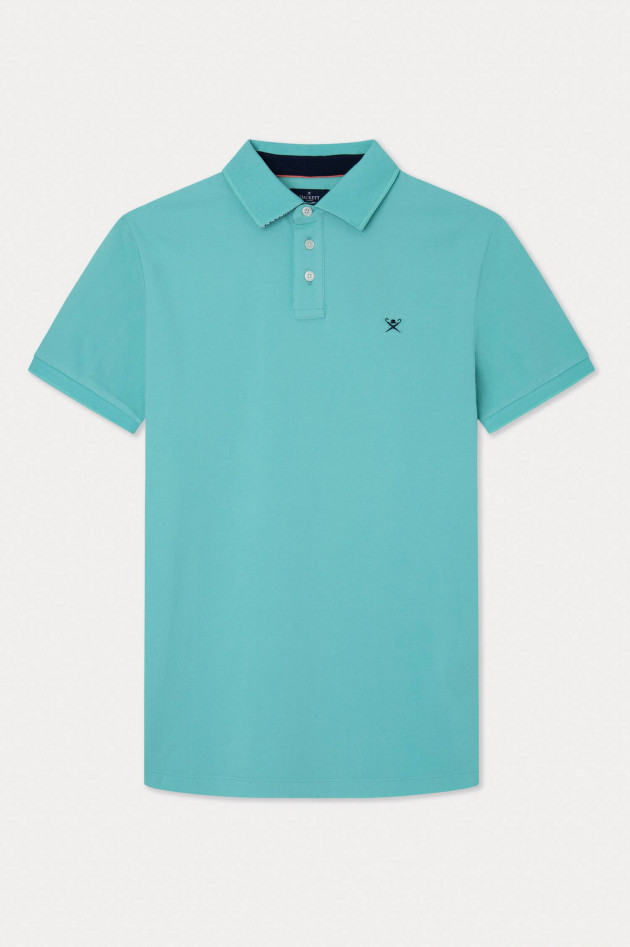 Hackett London Poloshirt in Türkis