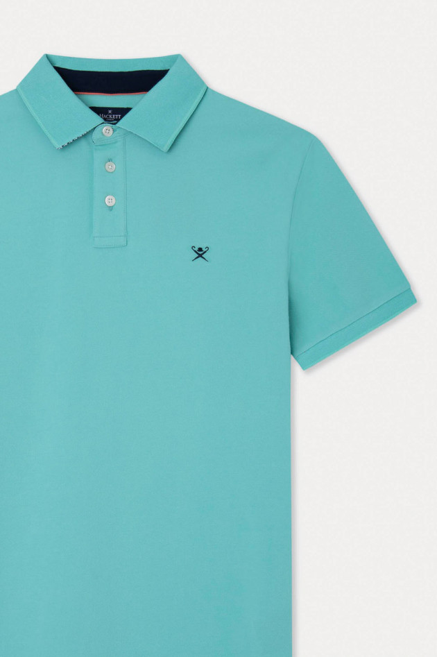 Hackett London Poloshirt in Türkis