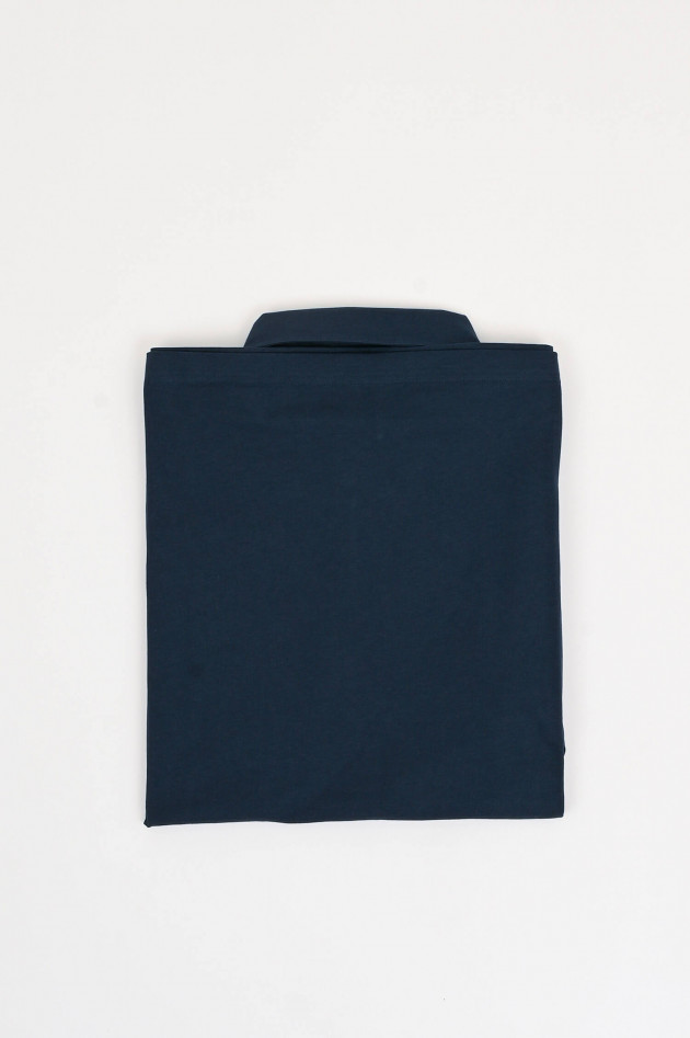 Hackett London Polo-Shirt mit eingesticktem Logo in Navy