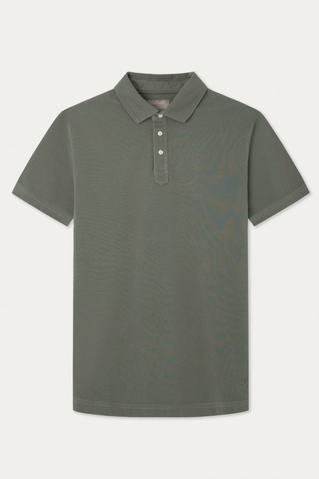 Hackett London Poloshirt in Oliv