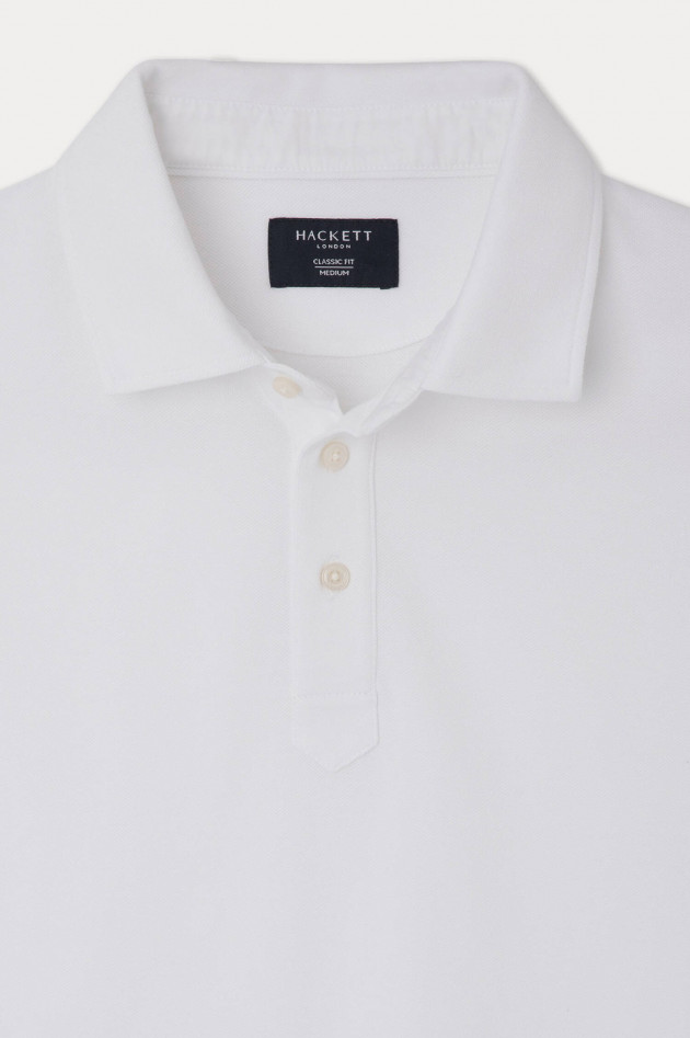 Hackett London Poloshirt in Weiß