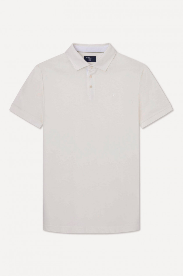 Hackett London Polo-Shirt mit eingesticktem Logo in Natur