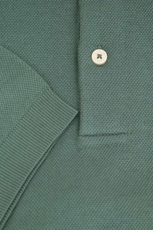 Hackett London Polo-Shirt mit gesticktem Logo in Khaki