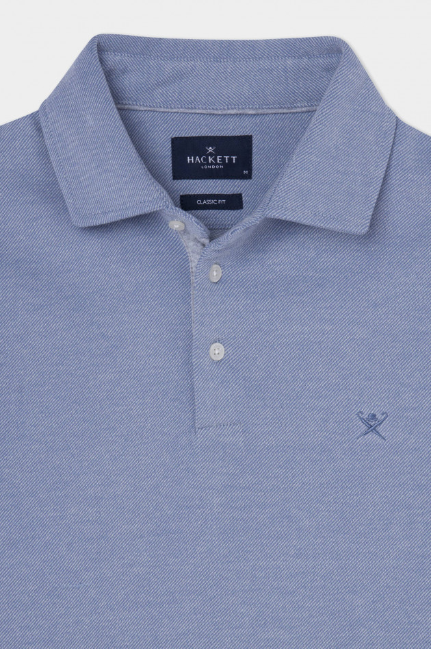Hackett London  Polo-Shirt mit gesticktem Logo in Blau