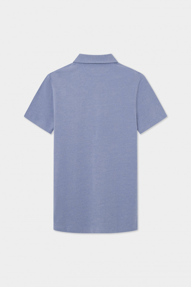 Hackett London  Polo-Shirt mit gesticktem Logo in Blau