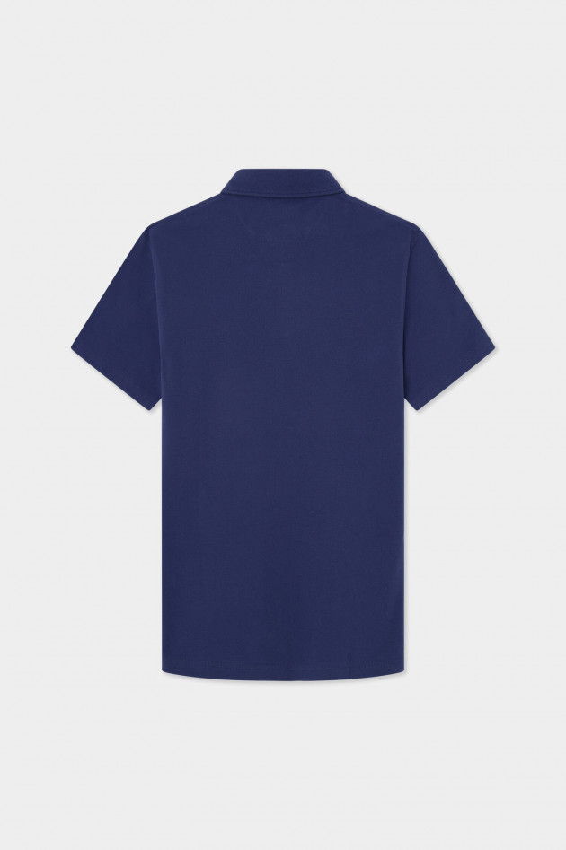 Hackett London  Polo-Shirt mit gesticktem Logo in Navy