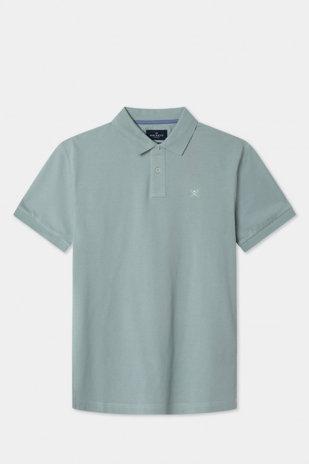 Hackett London Poloshirt mit gesticktem Logo in Menthol
